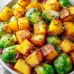 Irresistible Air Fryer Butternut Squash & Brussels Sprouts First Image