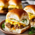 Sausage Egg and Cheese Sliders First Image