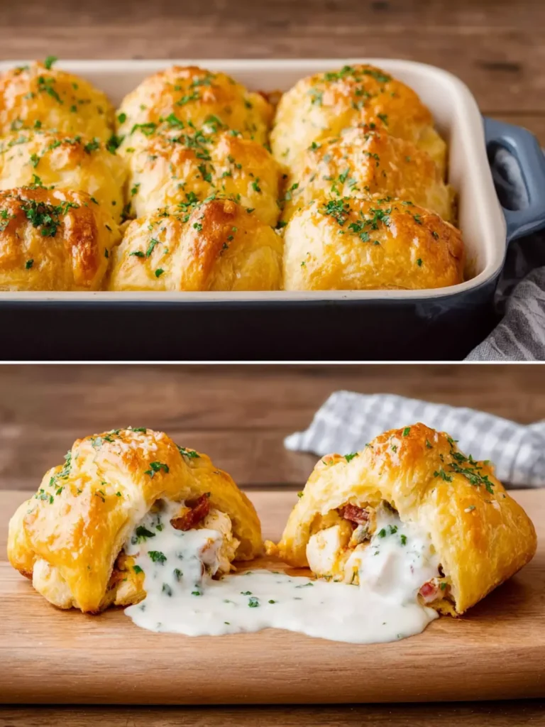 Cheesy Chicken Crescent Rolls – Easy Recipes for Dinner Bliss First Image