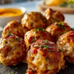 Rotel Cream Cheese Sausage Balls First Image