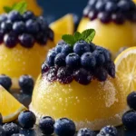 Lemon Blueberry Domes First Image