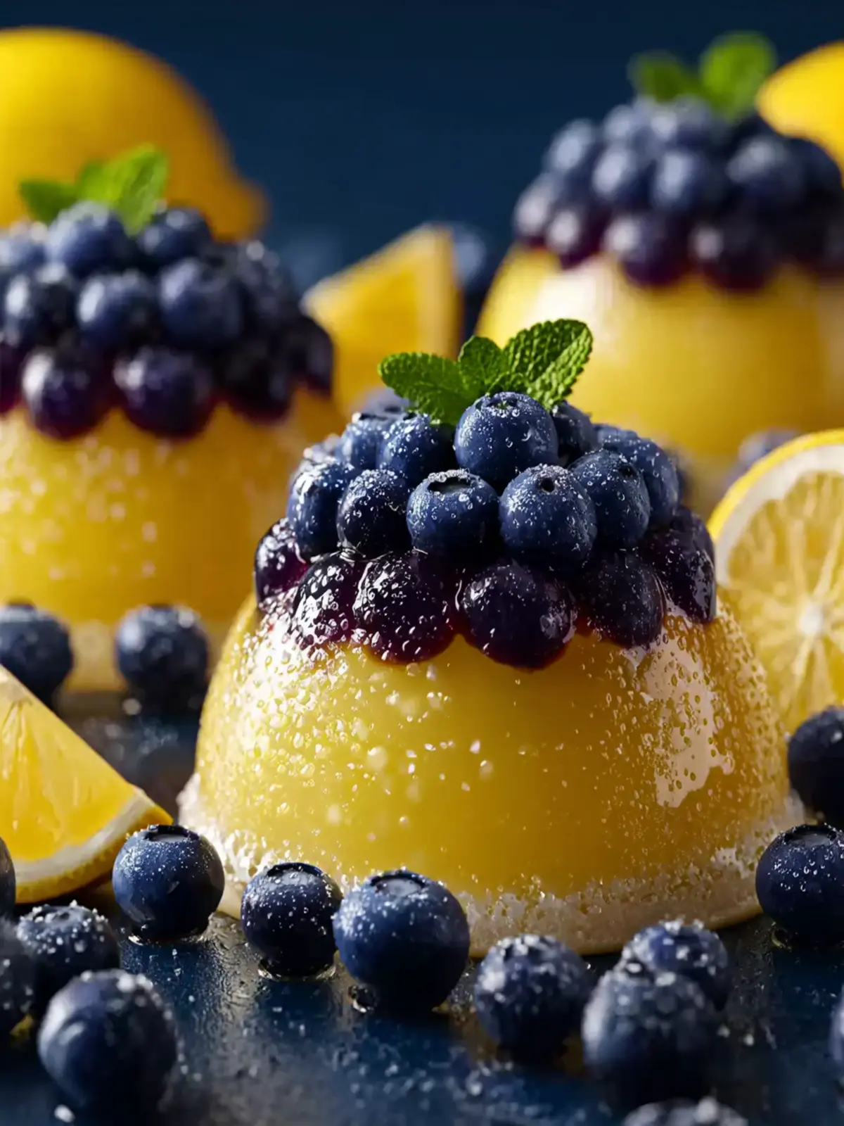 Lemon Blueberry Domes First Image