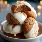 Chewy White Chocolate Dipped Ginger Cookies: A Cozy, Irresistibly Soft Holiday Classic with a Decadent Twist First Image
