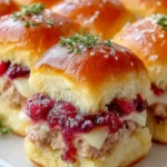 Turkey Cranberry Sliders: Easy Holiday Appetizer Recipe! First Image