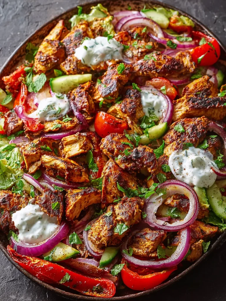 Flavorful Chicken Shawarma Sheet Pan Dinner Recipe First Image