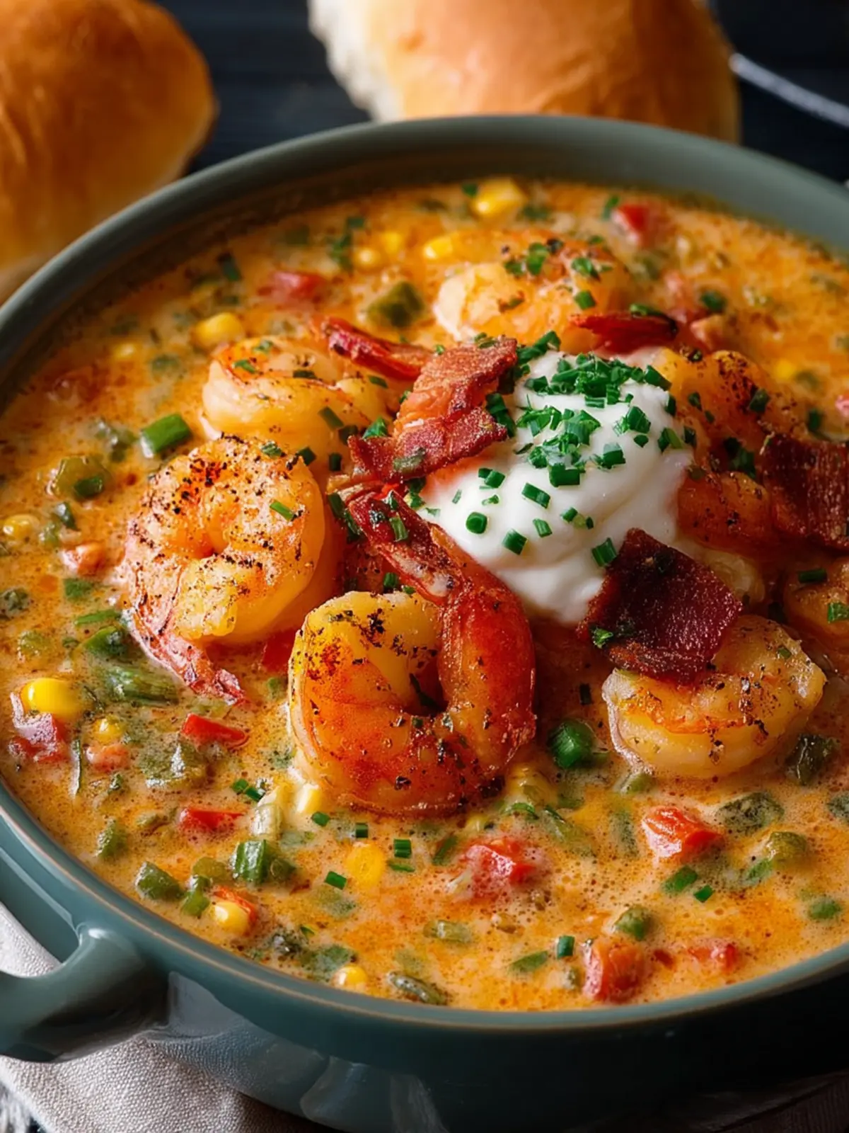 The Best Creamy Seafood and Shrimp ChiliThe Best Creamy Seafood and Shrimp ChiliThe Best Creamy Seafood and Shrimp Chili First Image
