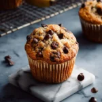 Small Batch Banana Chocolate Muffins First Image