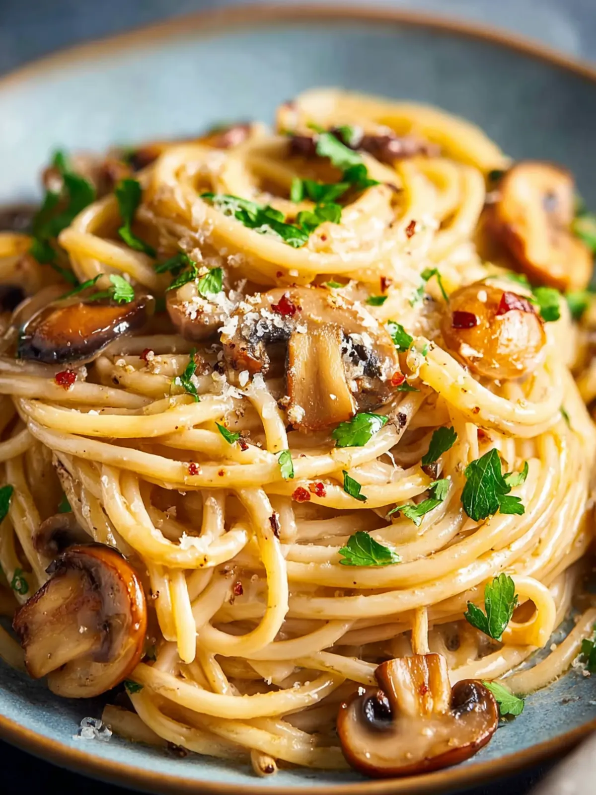 Creamy Garlic Miso Pasta with Mushrooms – A Dreamy Delight First Image