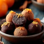 Indulge in Healthy Dark Chocolate Orange Truffles Recipe First Image