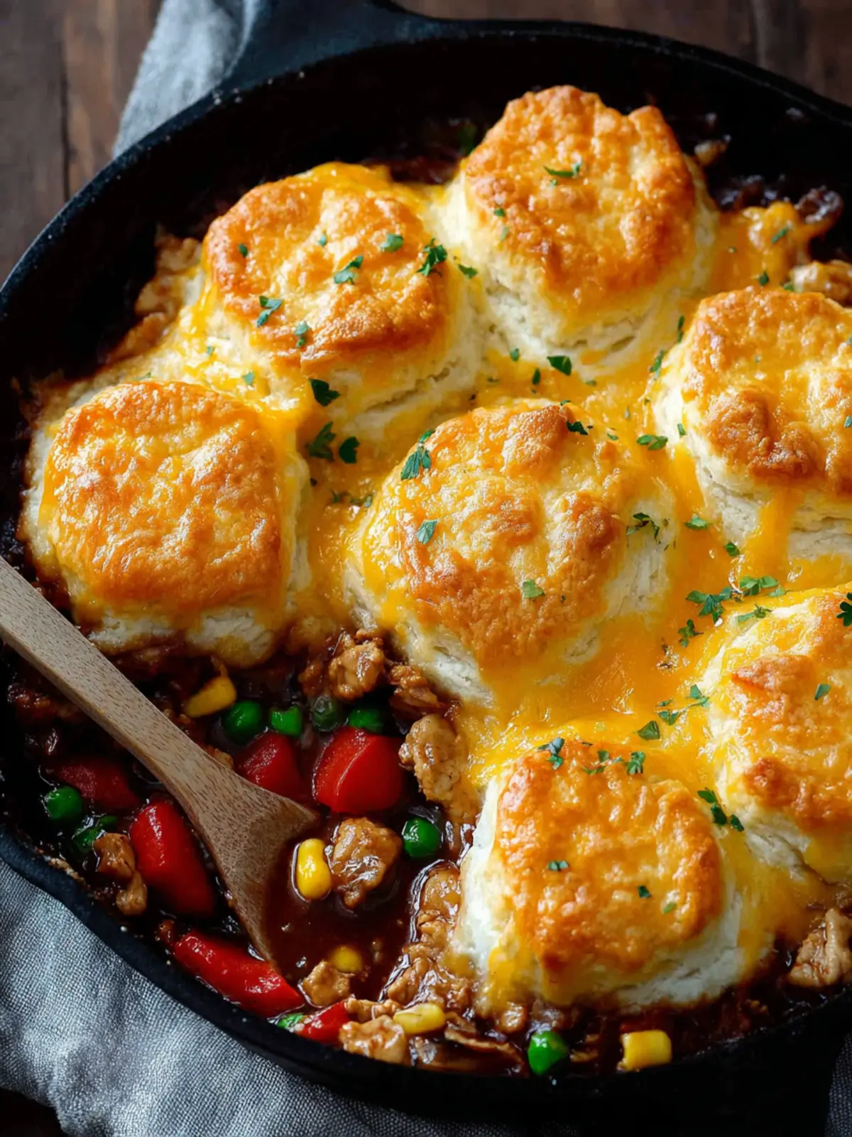 Skillet Turkey Pot Pie First Image