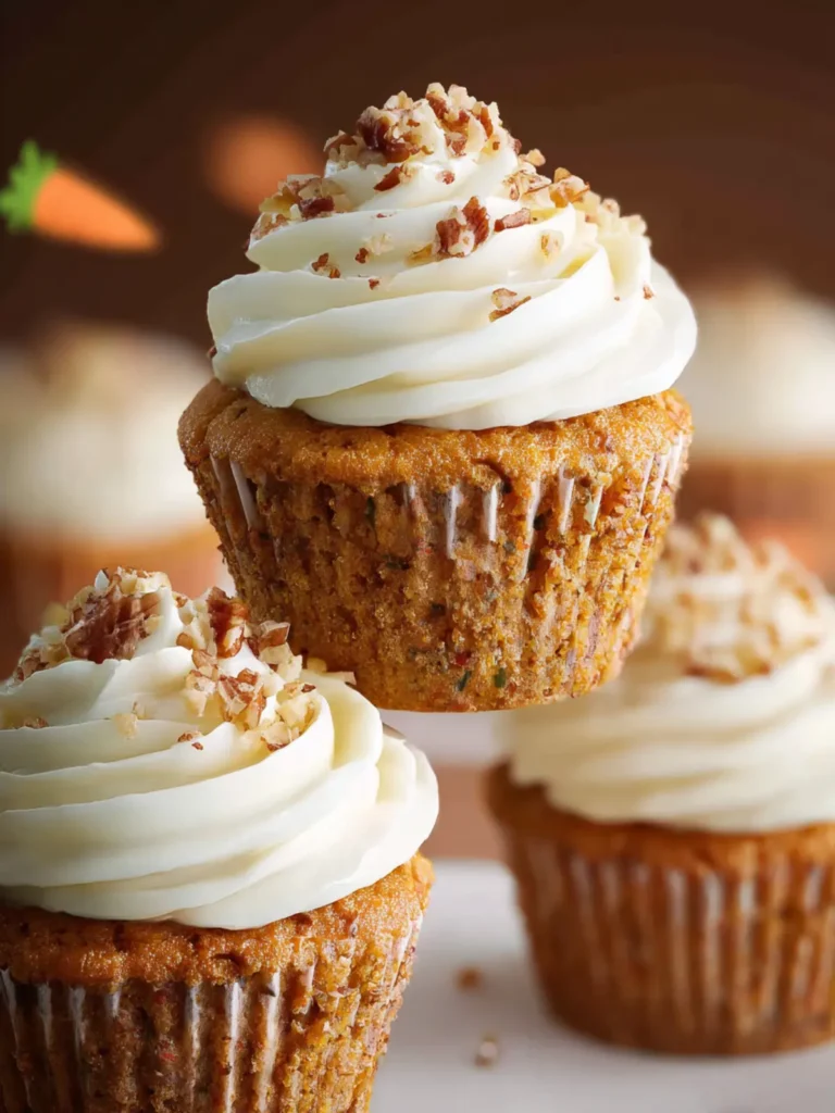 Carrot Cake Cupcakes First Image
