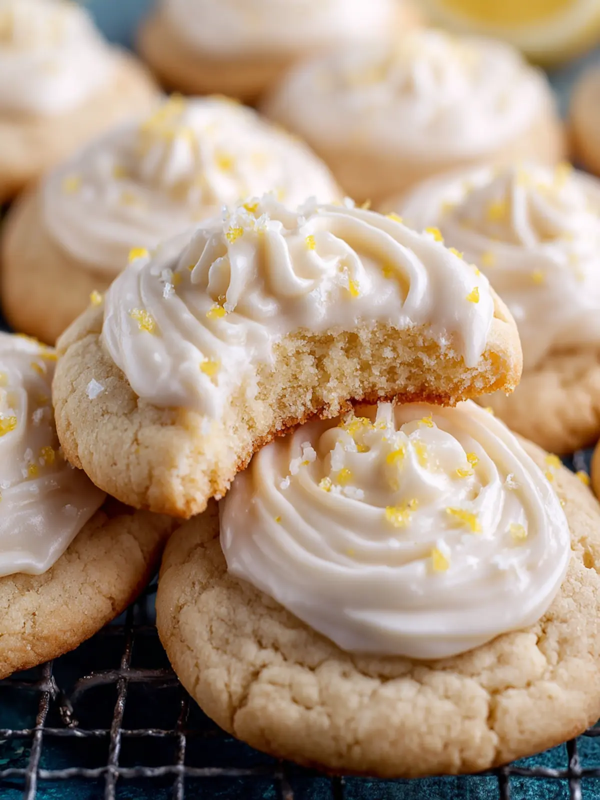 Iced Lemon Cookies First Image