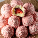 Strawberry Lime Polvorones (Mexican Wedding Cookies) First Image