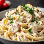 Creamy Crock Pot Chicken Alfredo – The Ultimate Slow Cooker Comfort Pasta for Busy Nights First Image