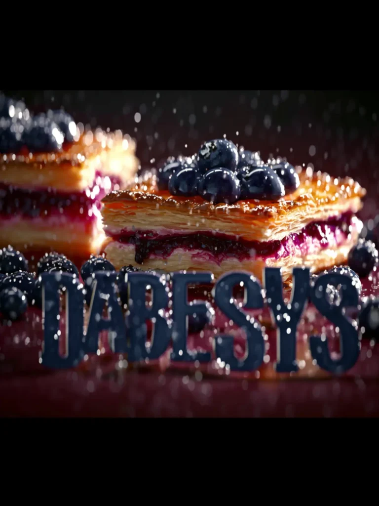 Blueberry Cream Cheese Puff Pastry Recipe First Image