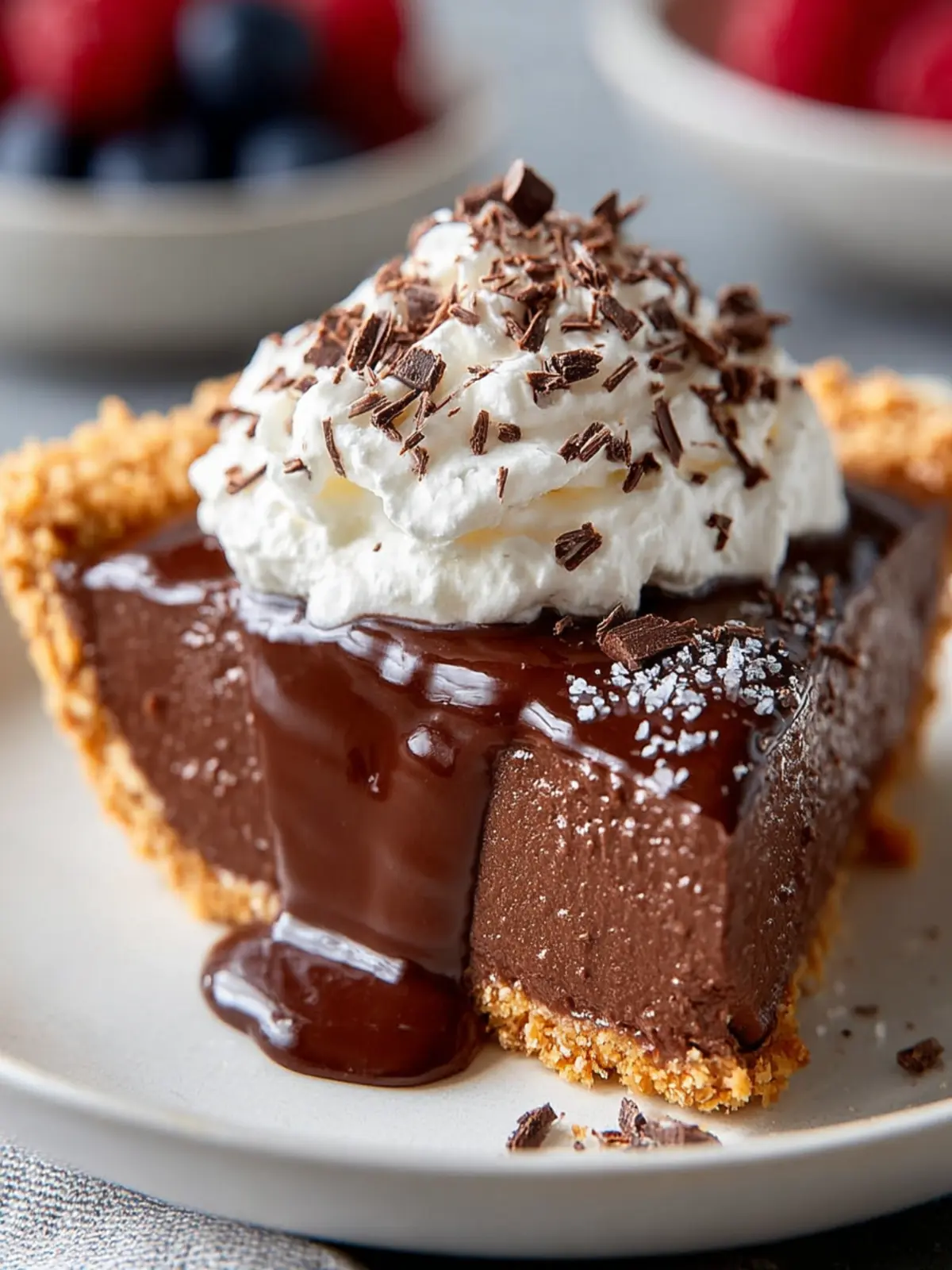 Chocolate Pudding Pie First Image