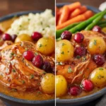Slow Cooker Cranberry Chicken Stew: Easy, Healthy Crockpot Recipe First Image