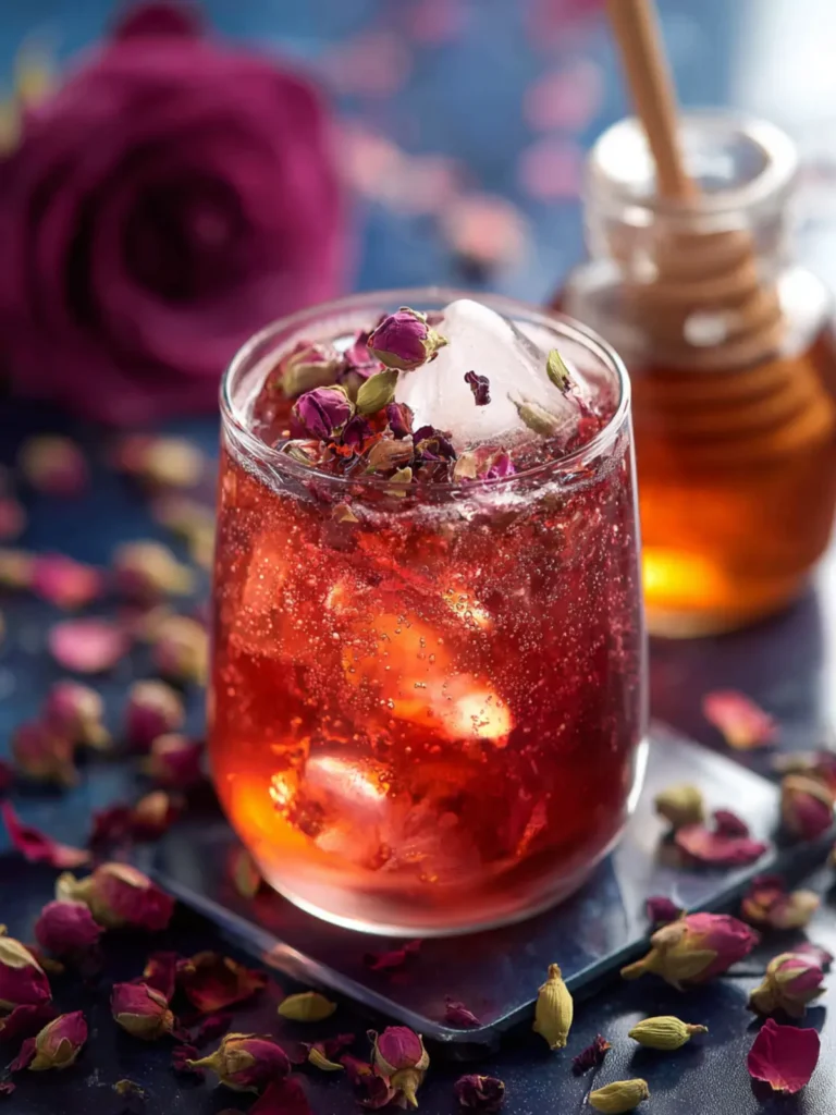Sparkling Cardamom Rose Mocktail First Image
