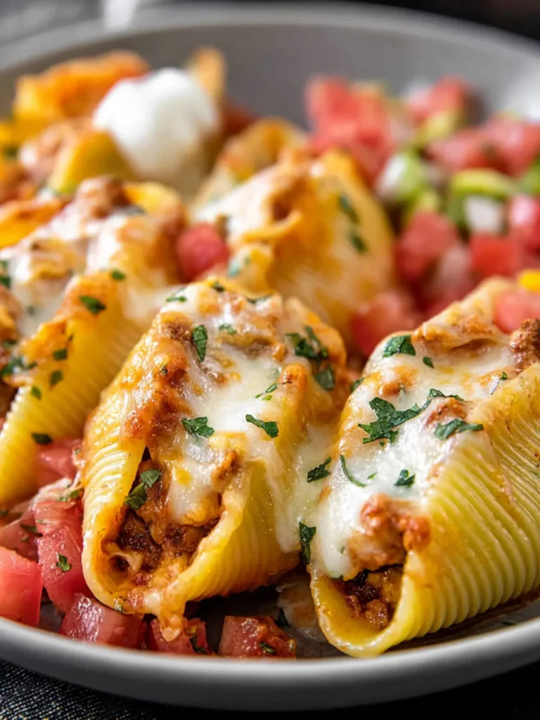 Cheesy Mexican Stuffed Shells First Image