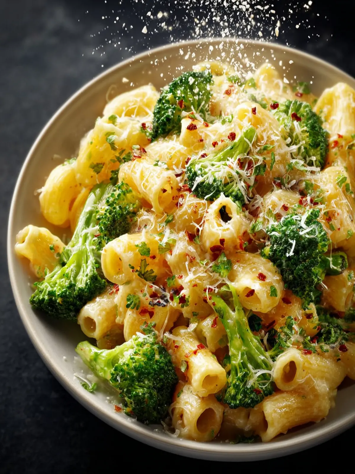 Cheesy Broccoli Pasta First Image