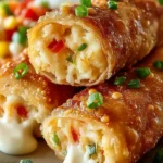 Crab Cake Egg Rolls First Image