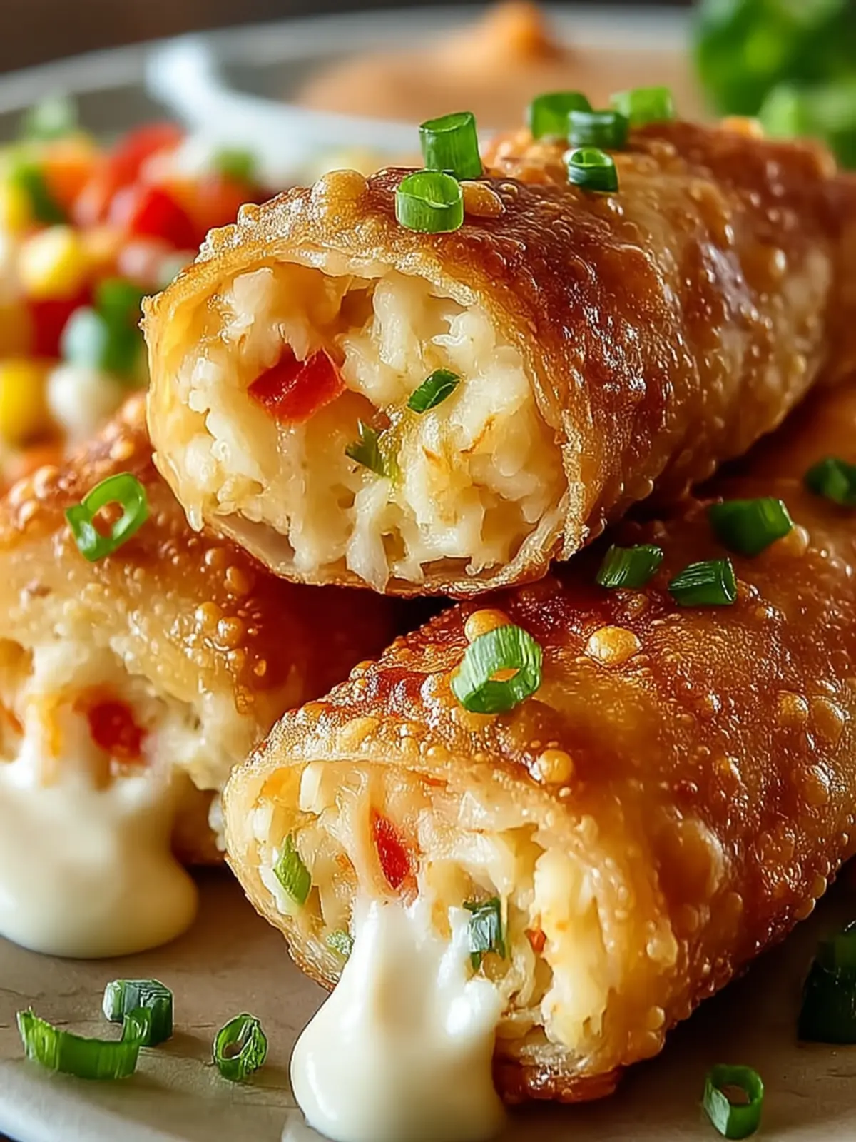 Crab Cake Egg Rolls First Image