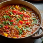 Discover Sweet and Spicy Harissa Lentil Stew Delight First Image