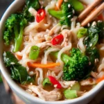 Homemade Chicken and Vegetable Pot Noodle (Instant Noodles) First Image