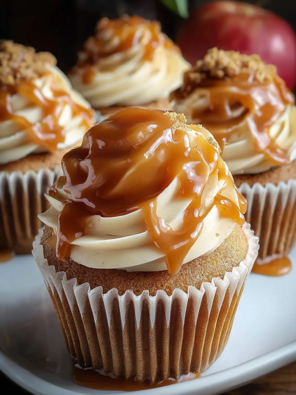 Irresistible Apple Cider Caramel Cupcakes Recipe First Image