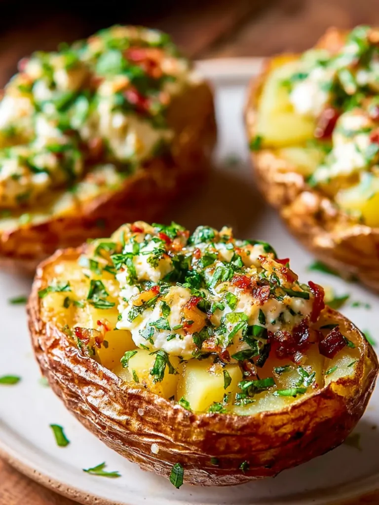 Crispy Garlic Herb Roasted Potato Skins to Impress Guests First Image