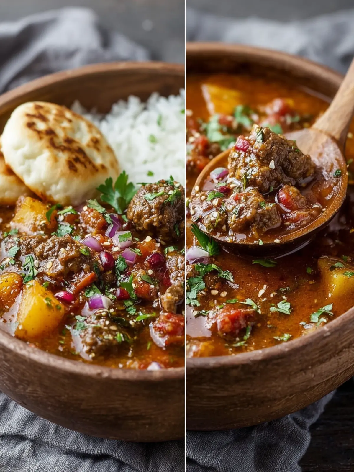 Easy Recipes with Ground Beef: Persian Herb and Beef Stew First Image