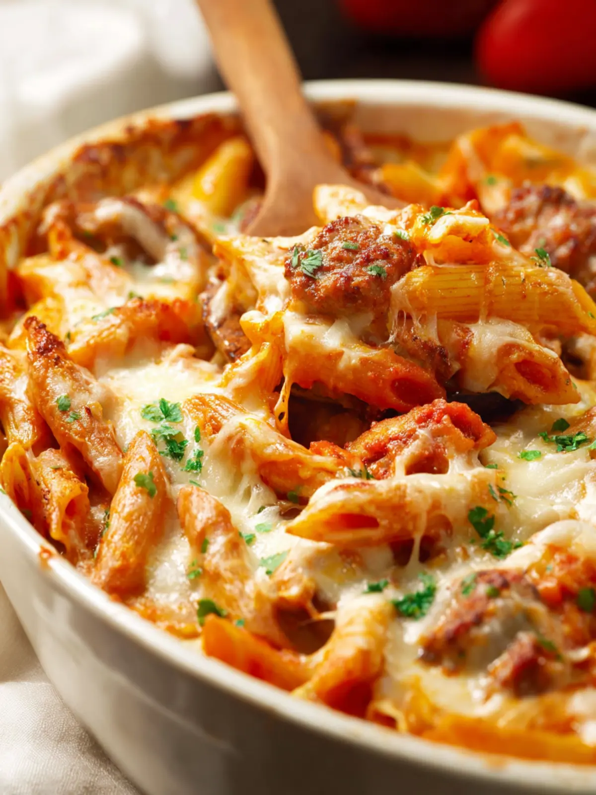 Easy Baked Penne with Sausage First Image