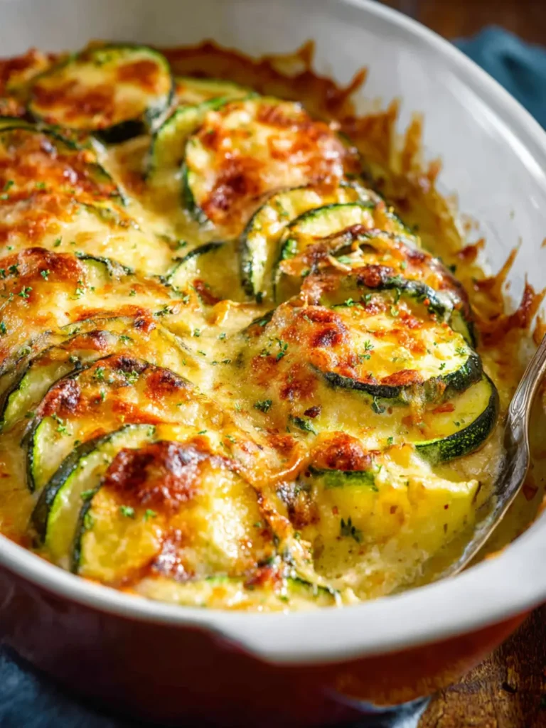 Easy Zucchini Au Gratin First Image