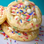 Funfetti White Chocolate Chip Cookies First Image