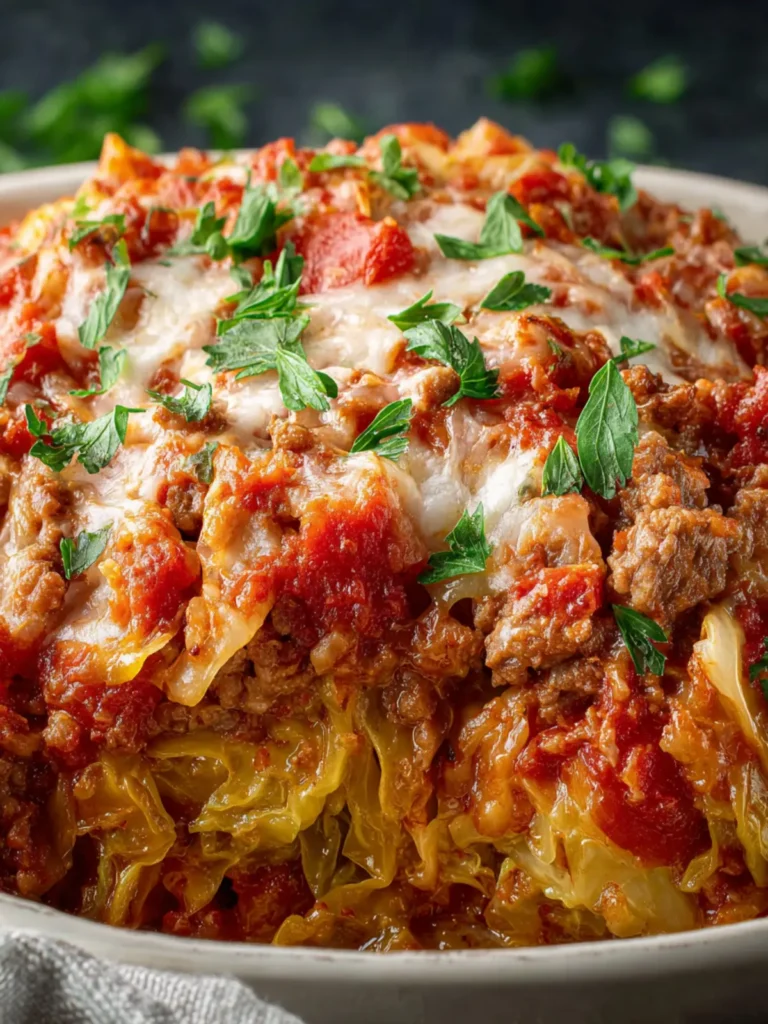 Unstuffed Cabbage Roll Casserole First Image