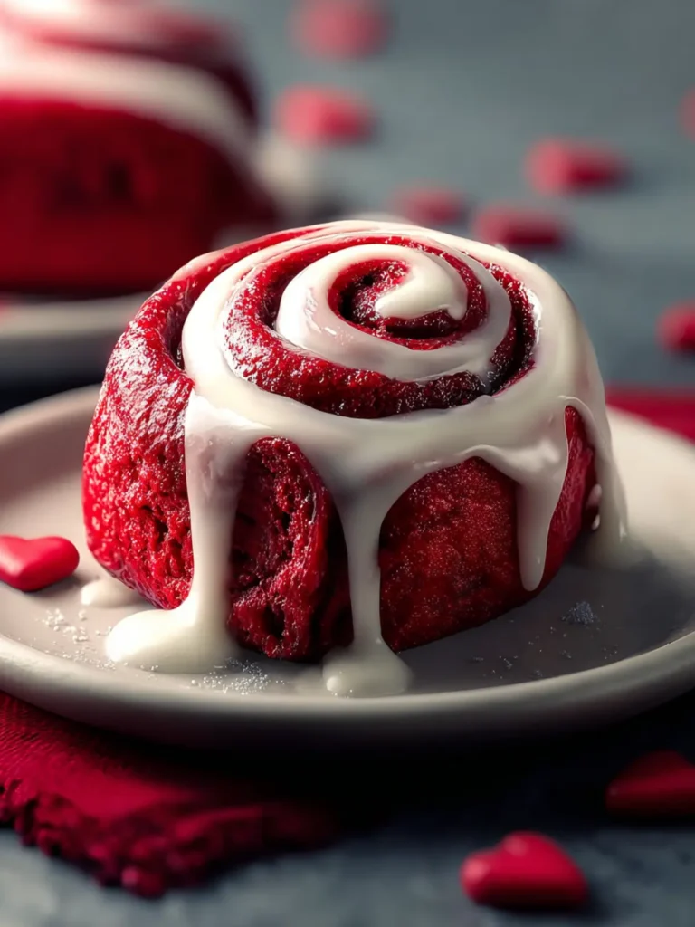 Irresistible Red Velvet Valentine’s Day Cinnamon Rolls Magic First Image