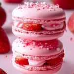 Strawberry Macaron Recipe First Image