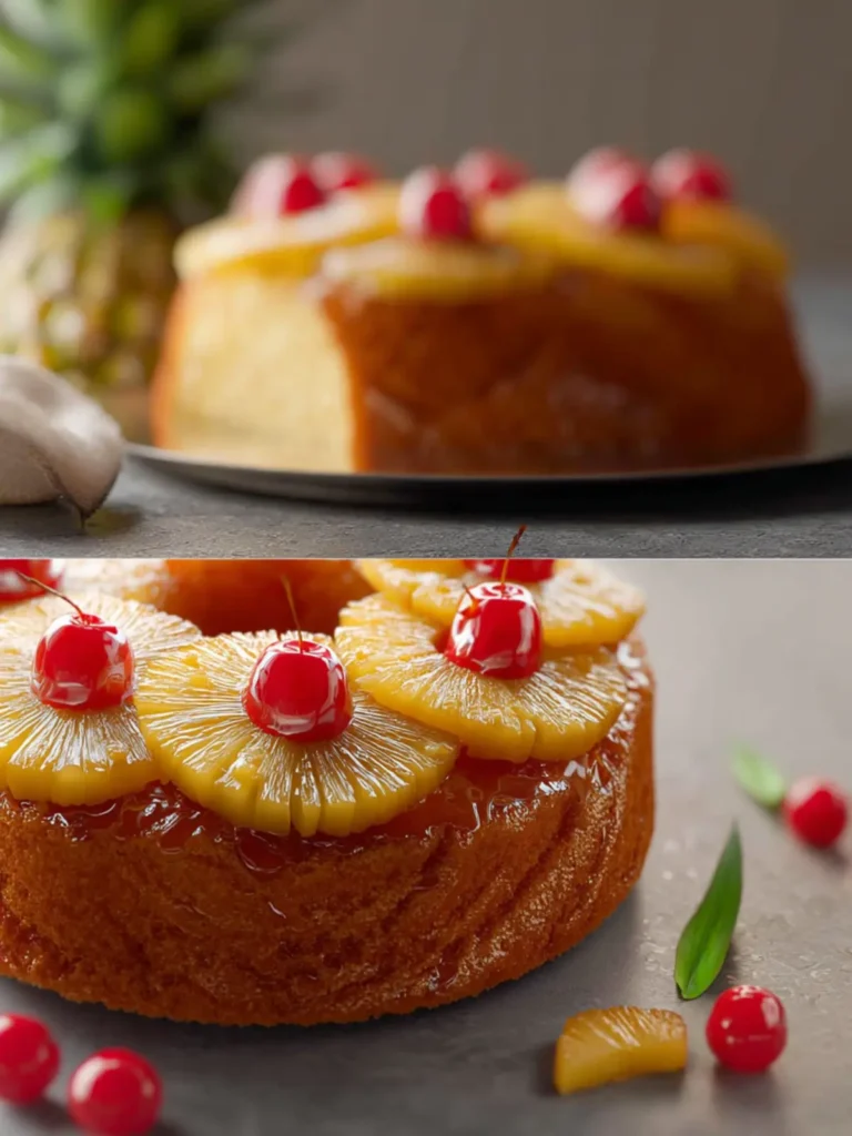 Easy Pineapple Upside-Down Pound Cake Recipe First Image
