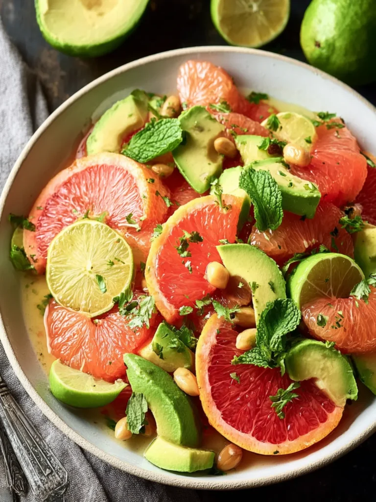 Refreshing Grapefruit Avocado Salad Recipe for Summer Bliss First Image
