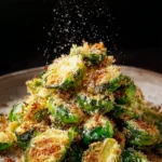 Crispy Parmesan-Crusted Roasted Brussels Sprouts First Image