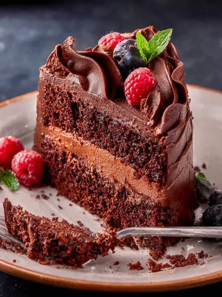 Healthy Chocolate Cake First Image