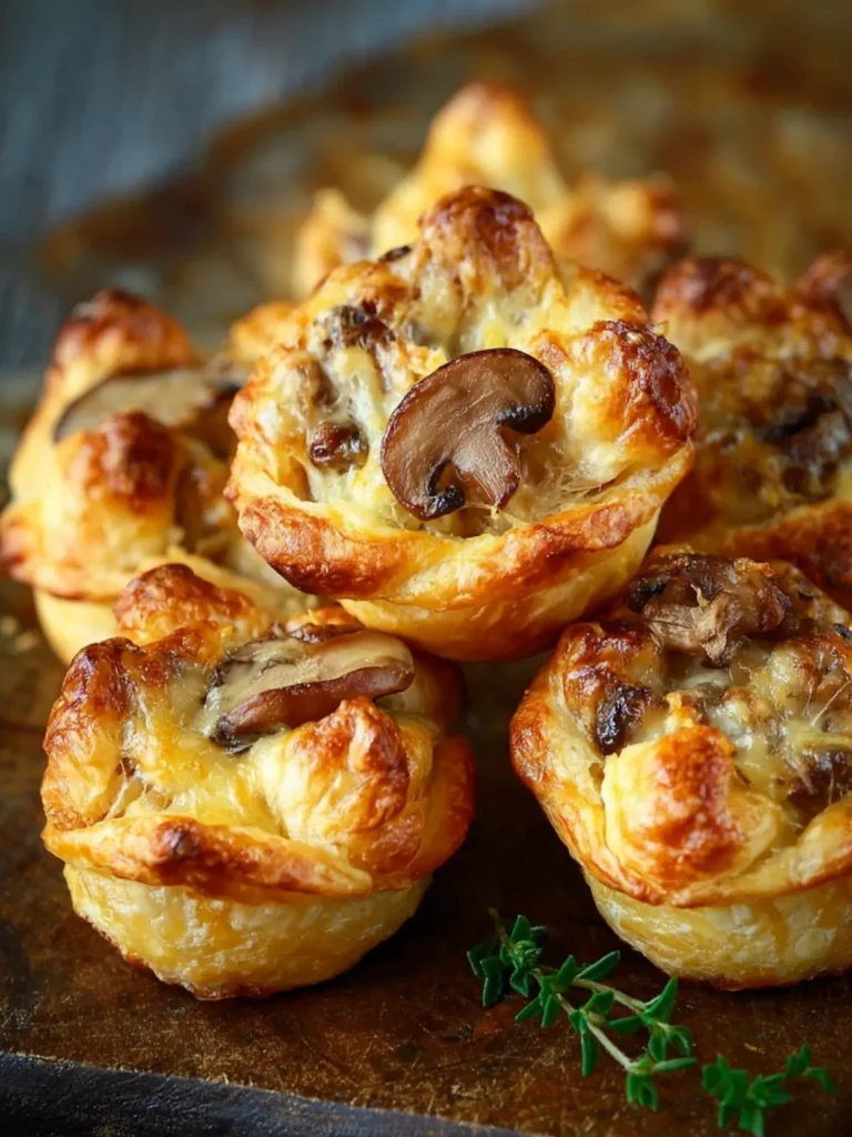 Mushroom Cheese Puffs First Image