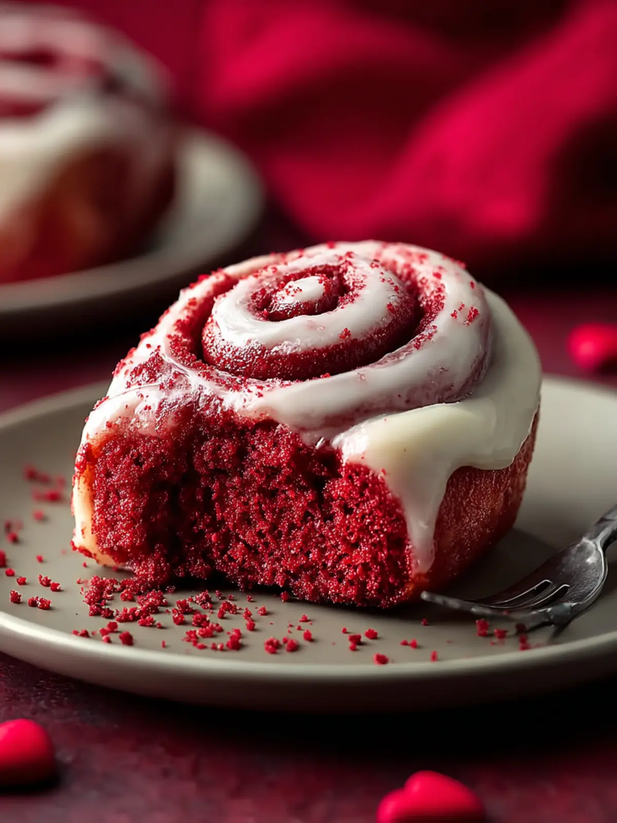 Irresistible Red Velvet Valentine’s Day Cinnamon Rolls Delight First Image