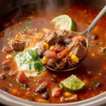 Slow Cooker Taco Soup First Image