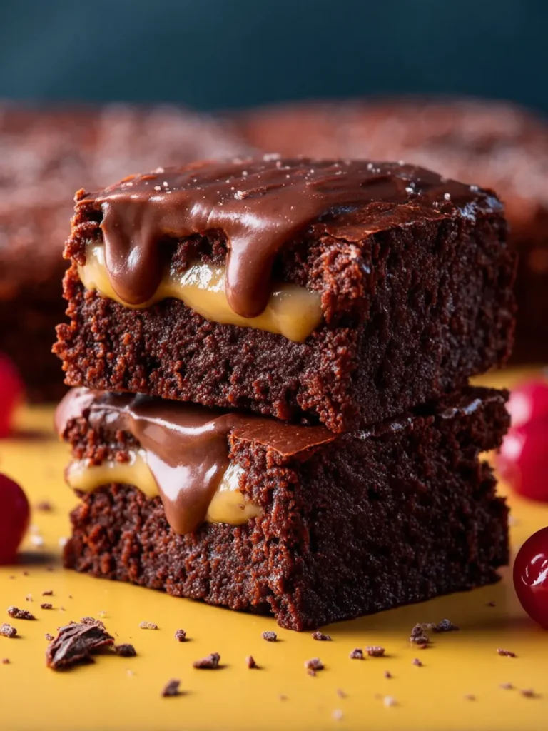 Cake Mix Brownies with Pudding First Image