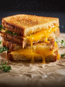 Air Fryer Grilled Cheese First Image