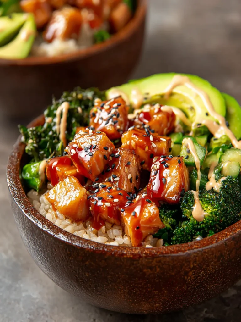 Bang Bang Salmon Bites Bowls First Image