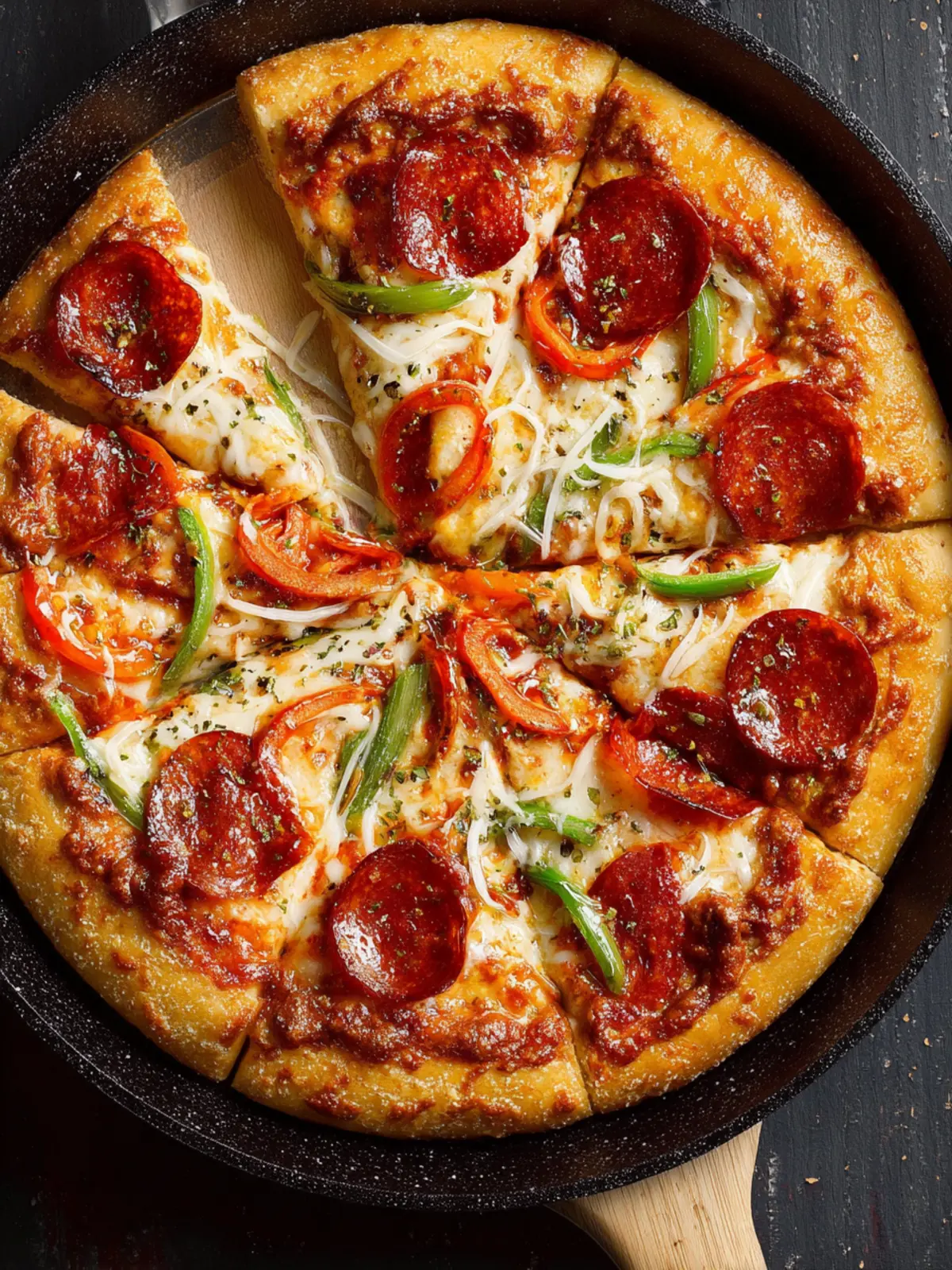 Cast Iron Skillet Pizza First Image