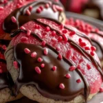 Decadent Chocolate Covered Strawberry Cookies First Image