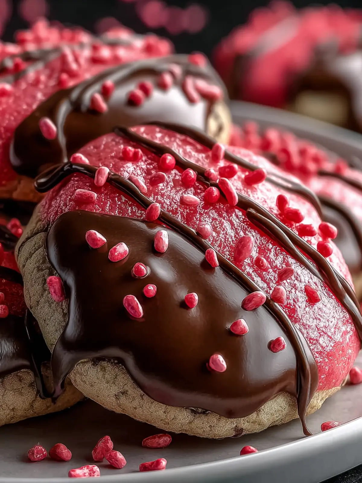 Decadent Chocolate Covered Strawberry Cookies You’ll Crave!
